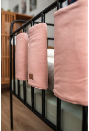 dusty rose tépőzáras rácsvédő szett