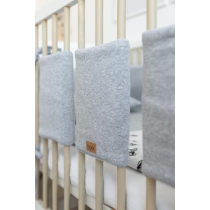 rácsvédő tépőzáras 3-as szett, szürke állítható