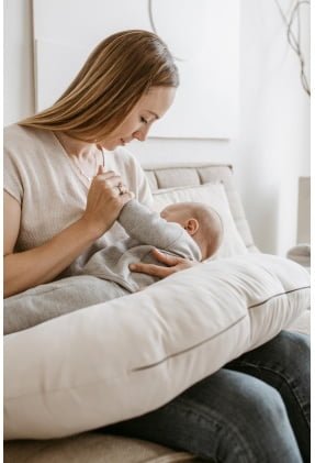 szoptatós párna homok
