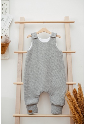 toddler sleeping bag waffle grey melange