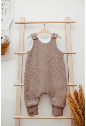 toddler sleeping bag waffle beige melange
