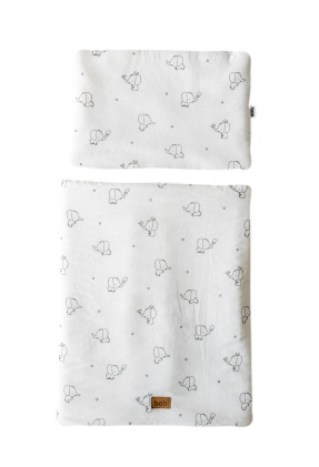 Baby takaró és párna szett töltettel elephant több színben puha géz