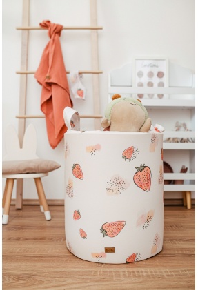 Játéktároló XXL strawberry