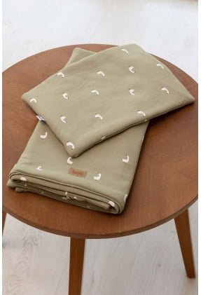 babaágynemű ludas olive green