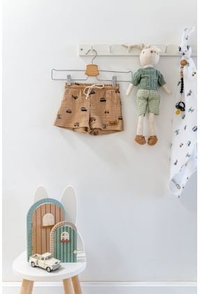 shorts vehicles gots double gauze beige