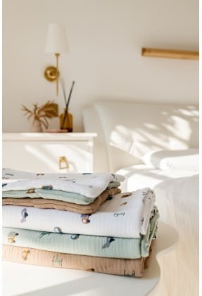 takaró muszlin babáknak