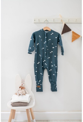 pyjama clouds indigo