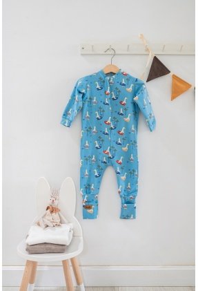 pyjama goose light blue