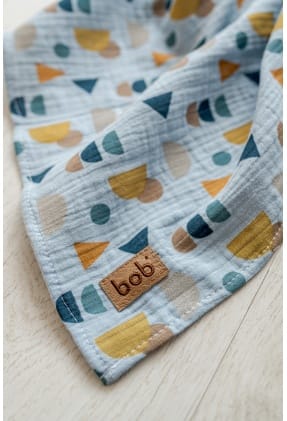 muszlin mintás kék