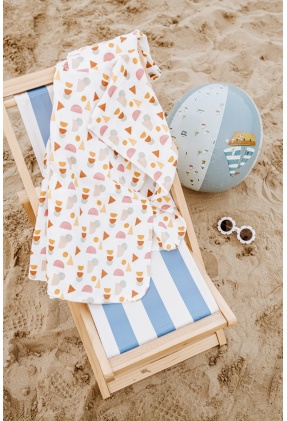 poncsó geometric white