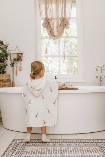 poncsó muszlin zsiráf