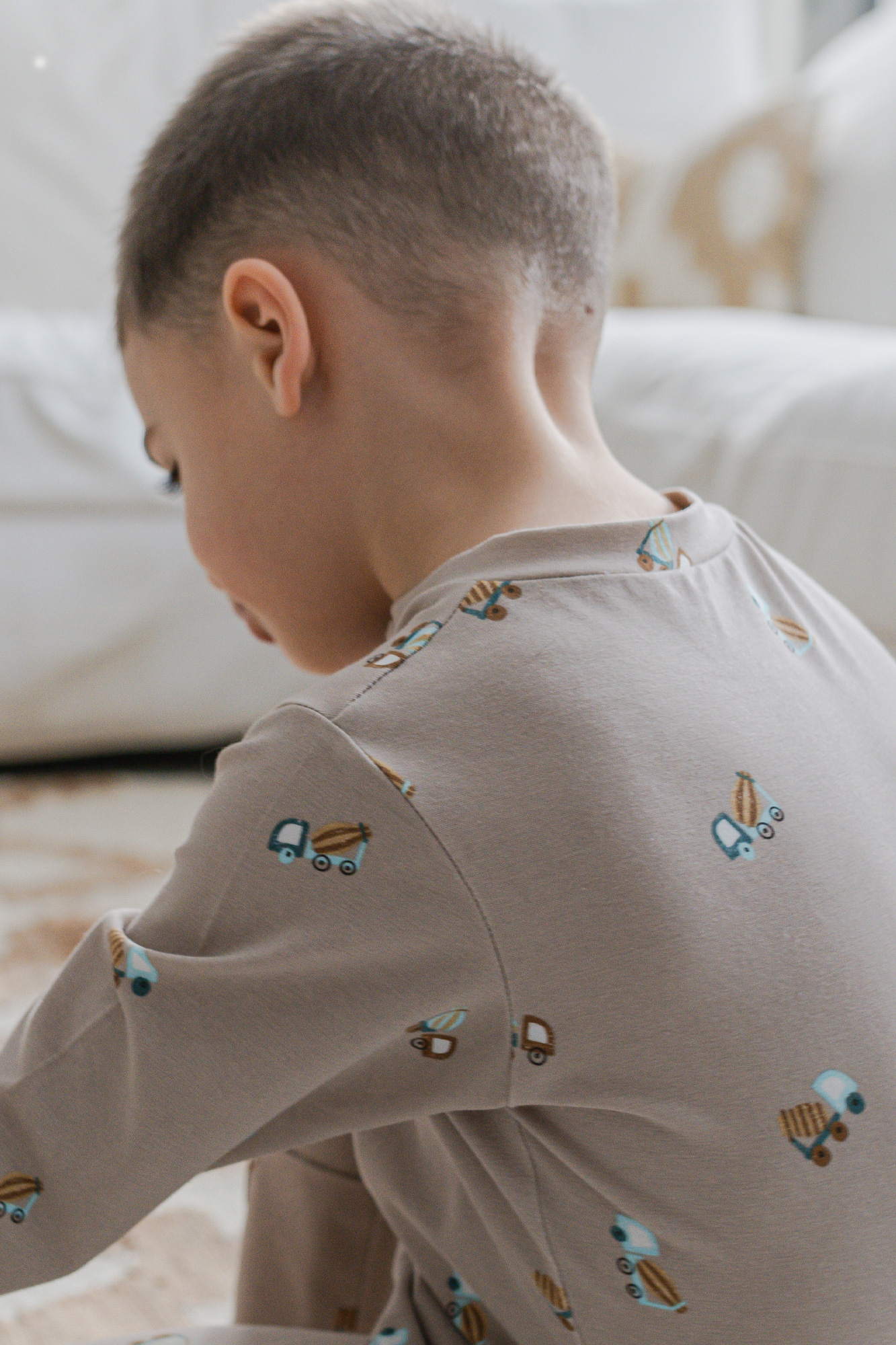 betonkeverő minta pizsama